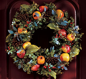 Christmas Fruit Wreath
